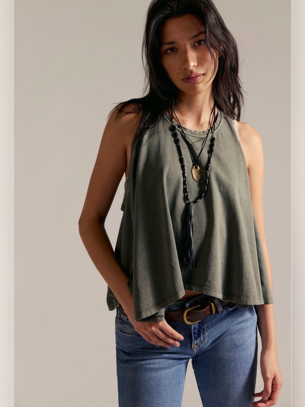 We the Free Hialeah Tank Olive